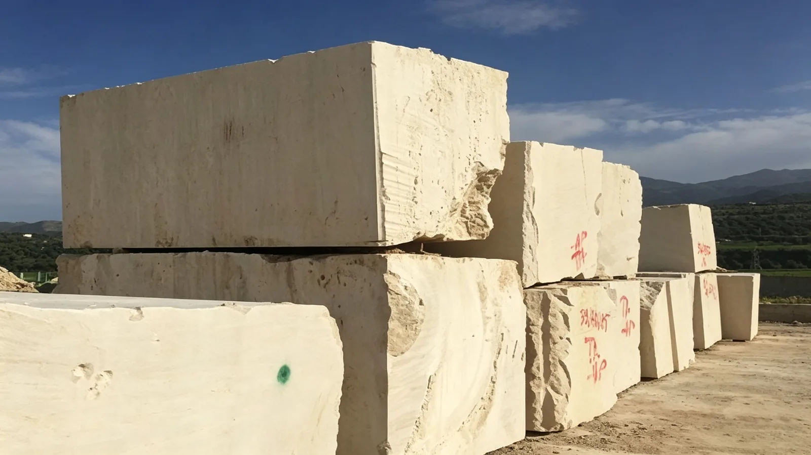Beige Limestone Blocks For  Landscaping and Wall thumbnail 1