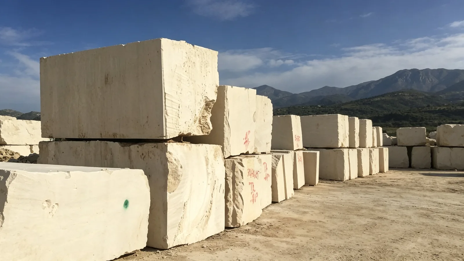 Beige Limestone Blocks For  Landscaping and Wall thumbnail 2