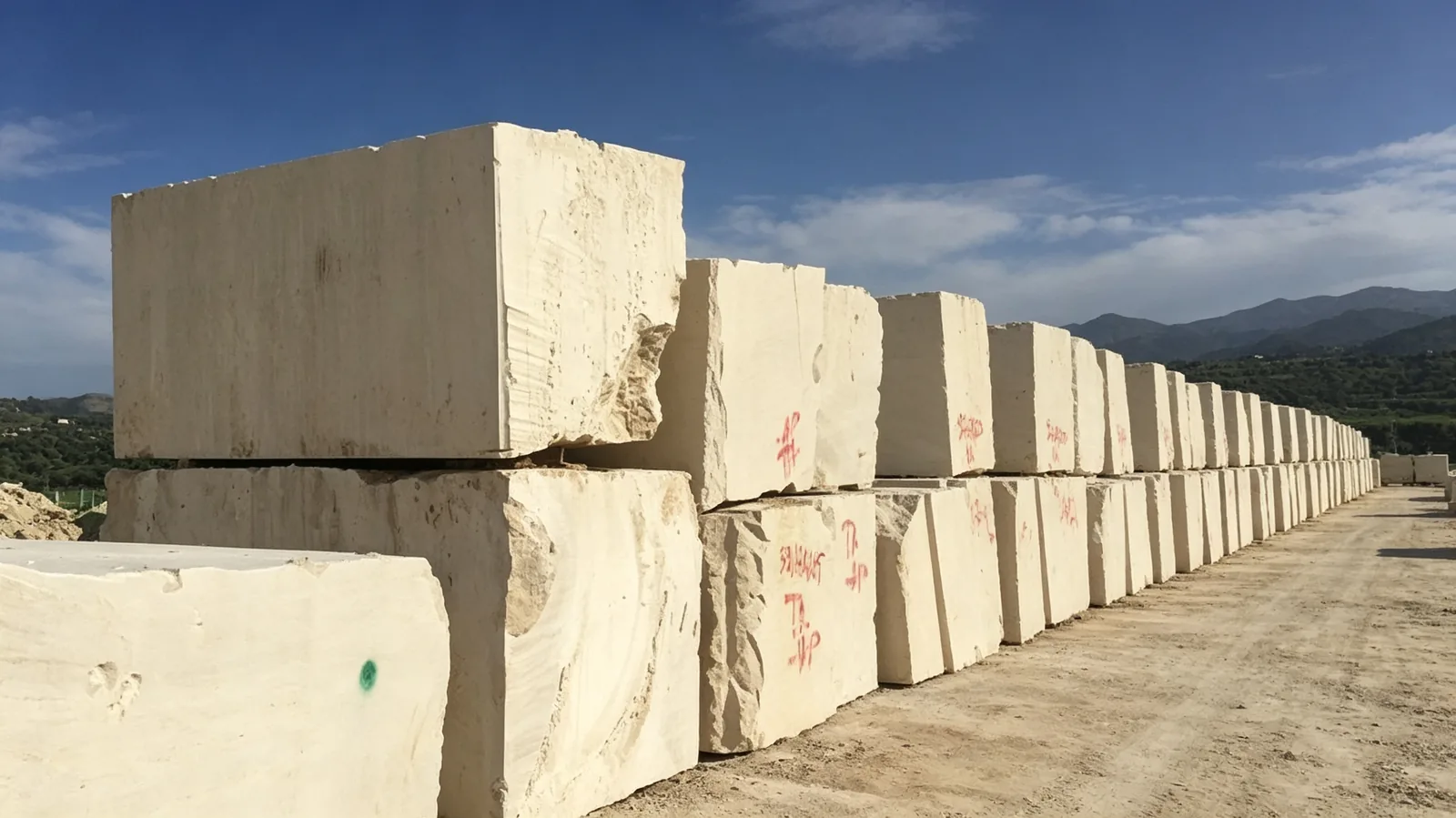 Beige Limestone Blocks For  Landscaping and Wall thumbnail 3
