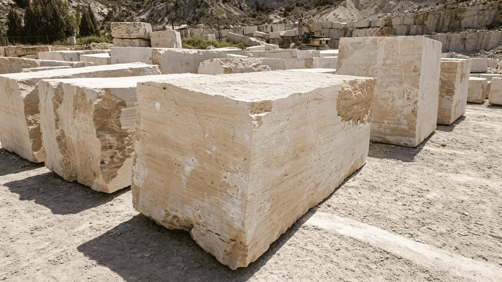 Beige Denizli Travertine Blocks For Floor and Wall thumbnail 2