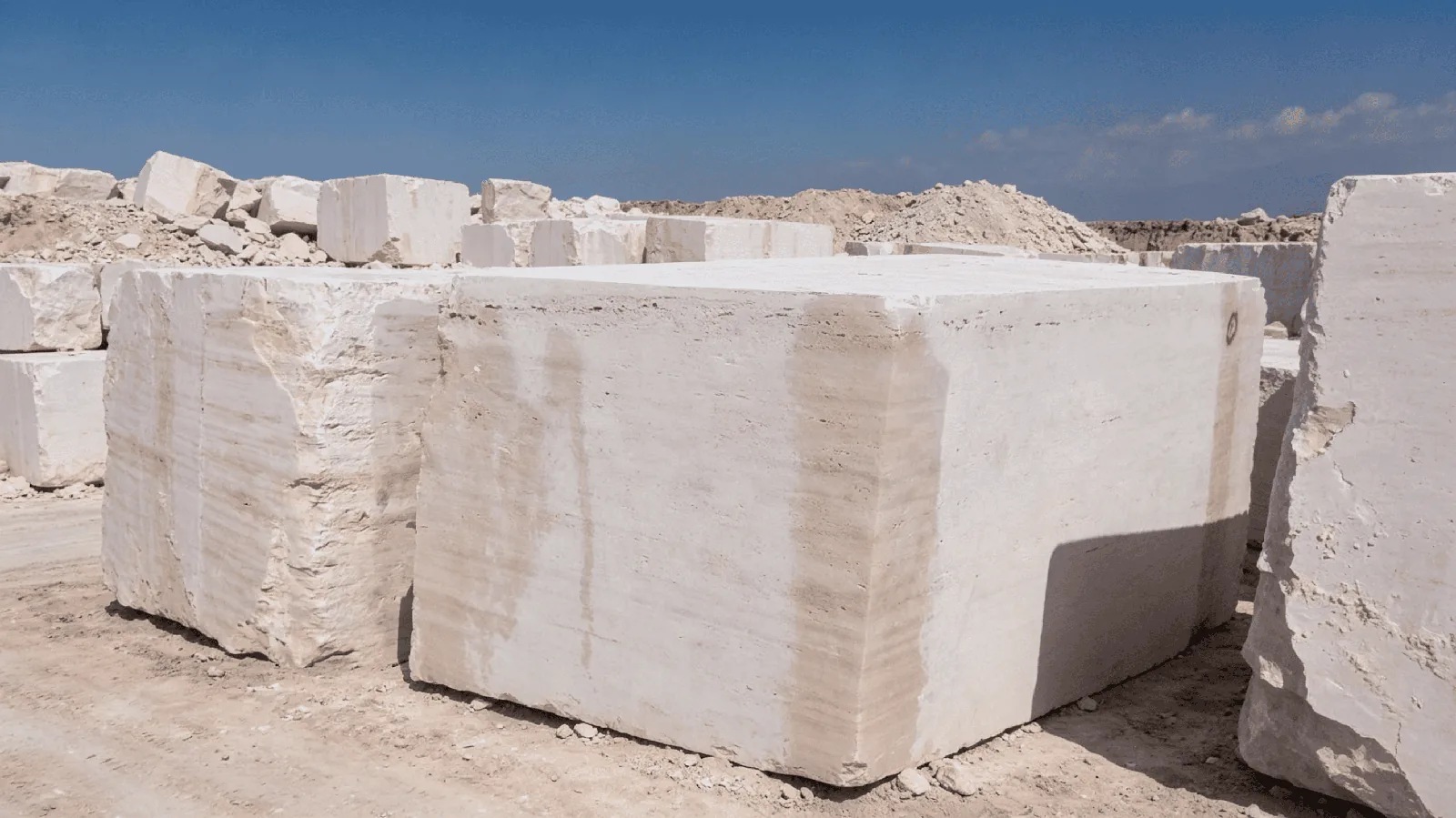 Denizli Classic Beige Travertine Blocks For Hotel facade thumbnail 3