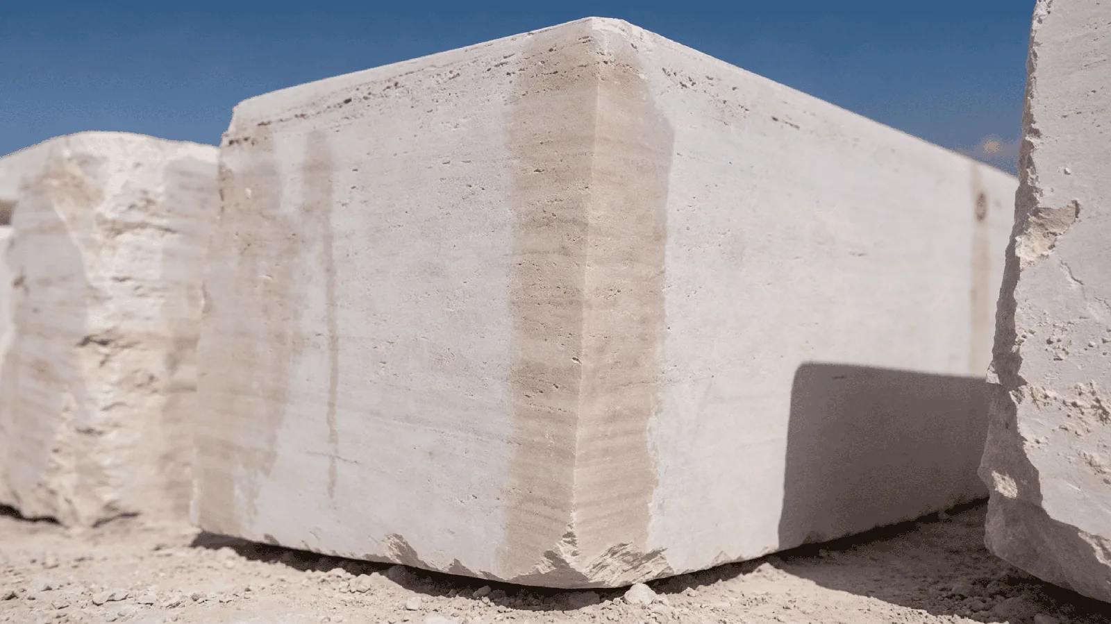Denizli Classic Beige Travertine Blocks For Hotel facade