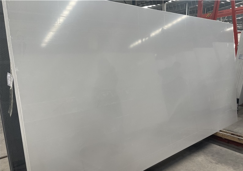 White Artificial Quartz  For Kitchen Countertops or Vanity Tops thumbnail 2