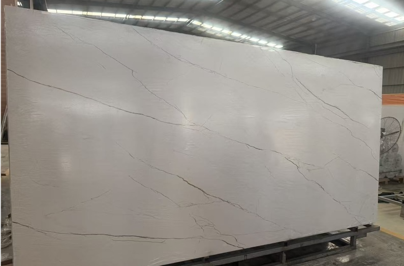Gold Sintered Stone for Flooring and Vanity tops thumbnail 2
