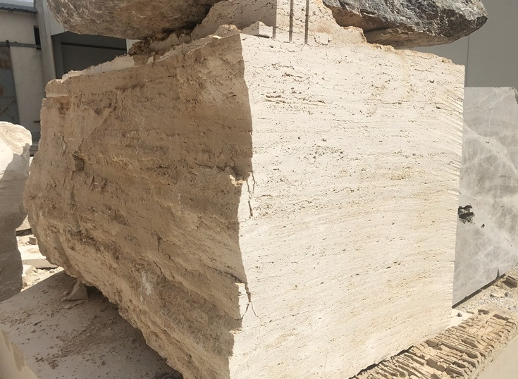 Beige Travertine Blocks  For Flooring  or Wall thumbnail 4