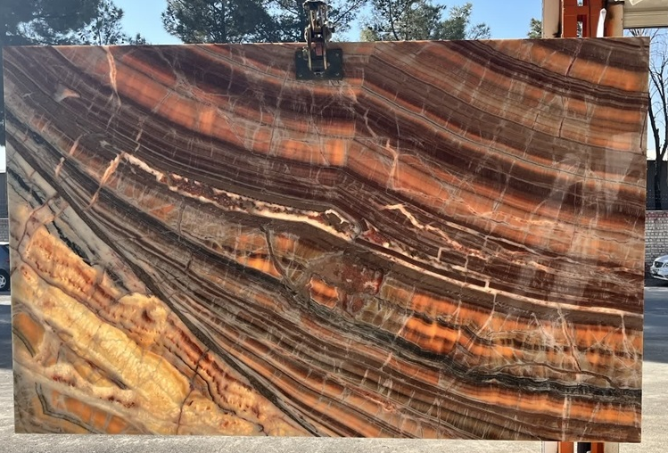 Red Onyx Slabs&Tiles  Polished Surface