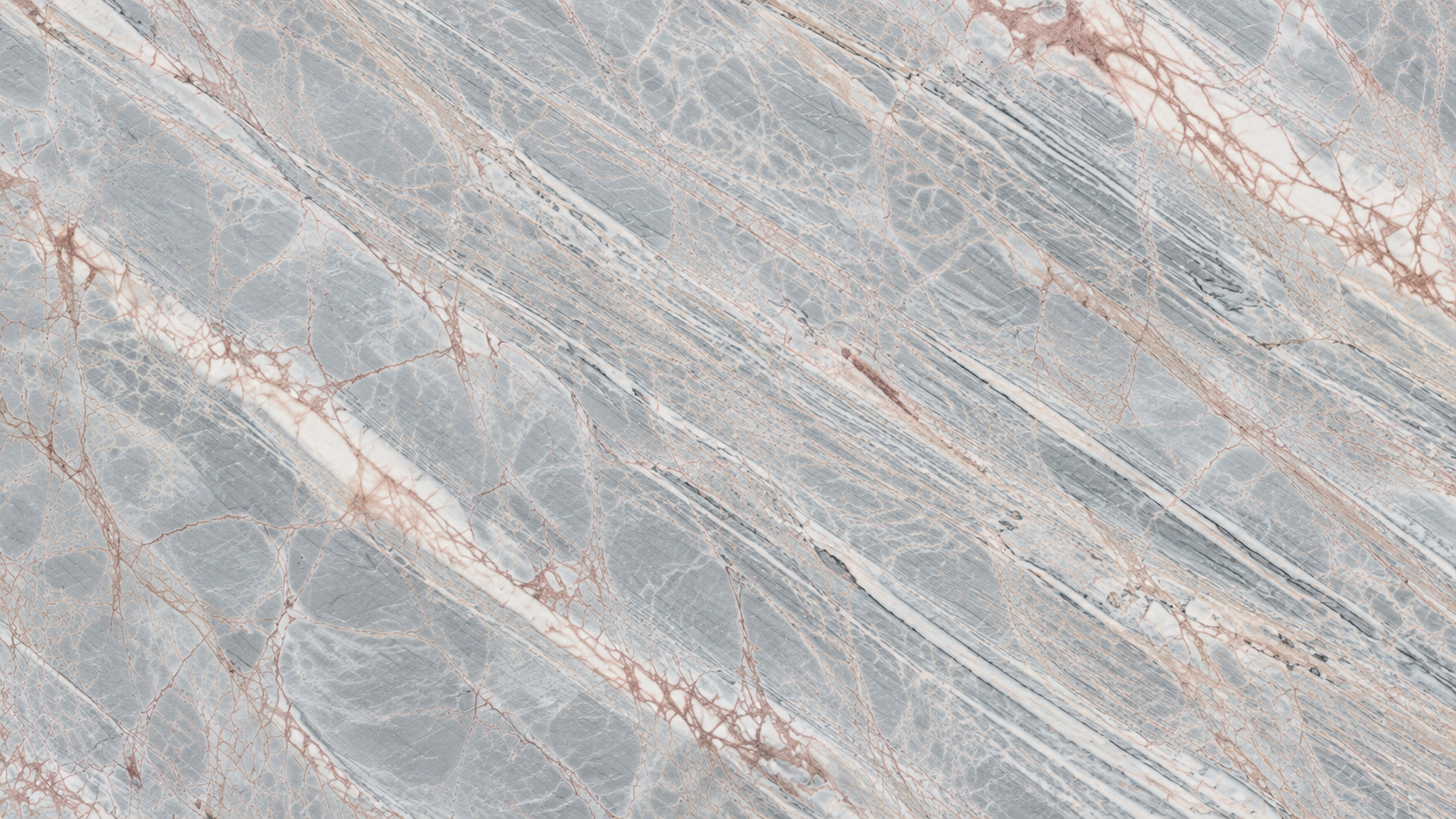 China Ink Wash Blue Marble Slabs