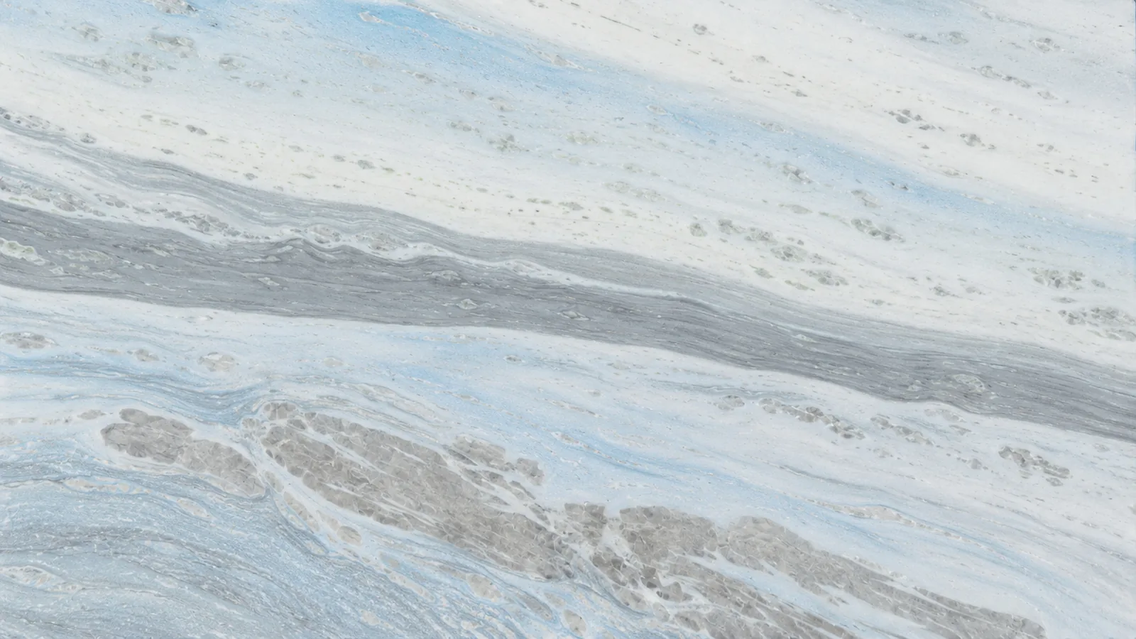 Grey Color Landscape Marble Slabs For Flooring and Wall thumbnail 3