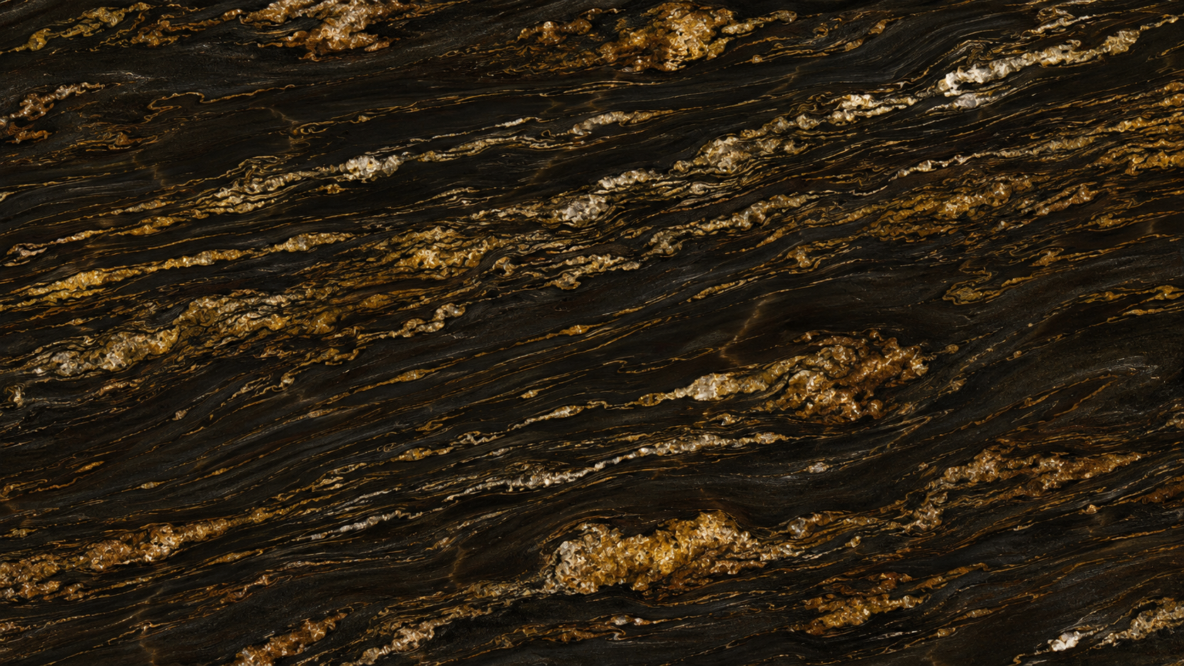 Black Color Golden Silk Marble Slabs thumbnail 2