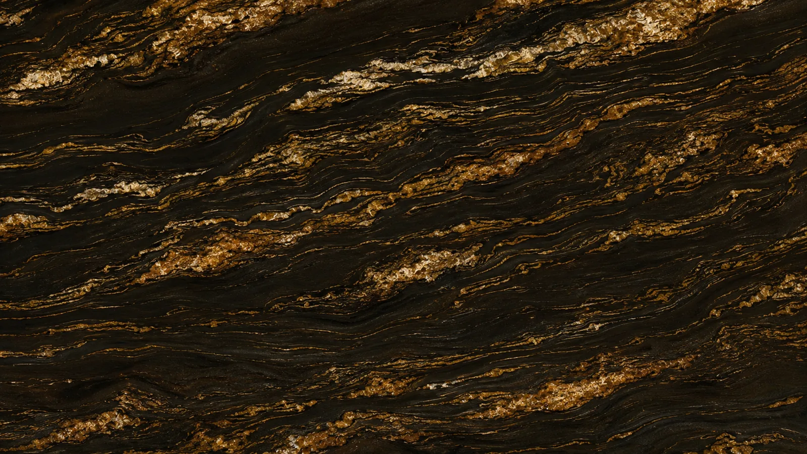 Black Color Golden Silk Marble Slabs For Flooring and Wall