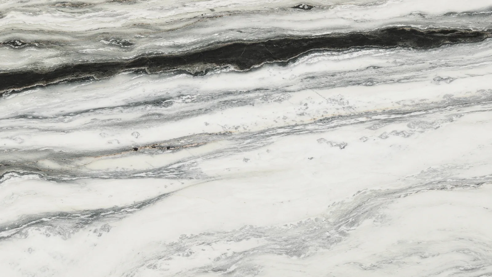 Brazilian Panda White Marble Tiles For Countertops and Stair steps thumbnail 2