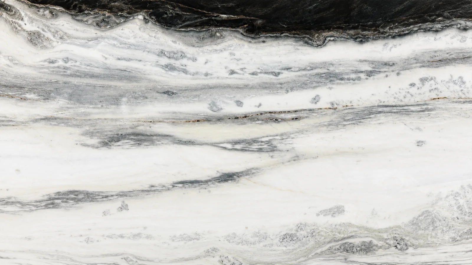 Brazilian Panda White Marble Slabs For Countertops and Stair steps