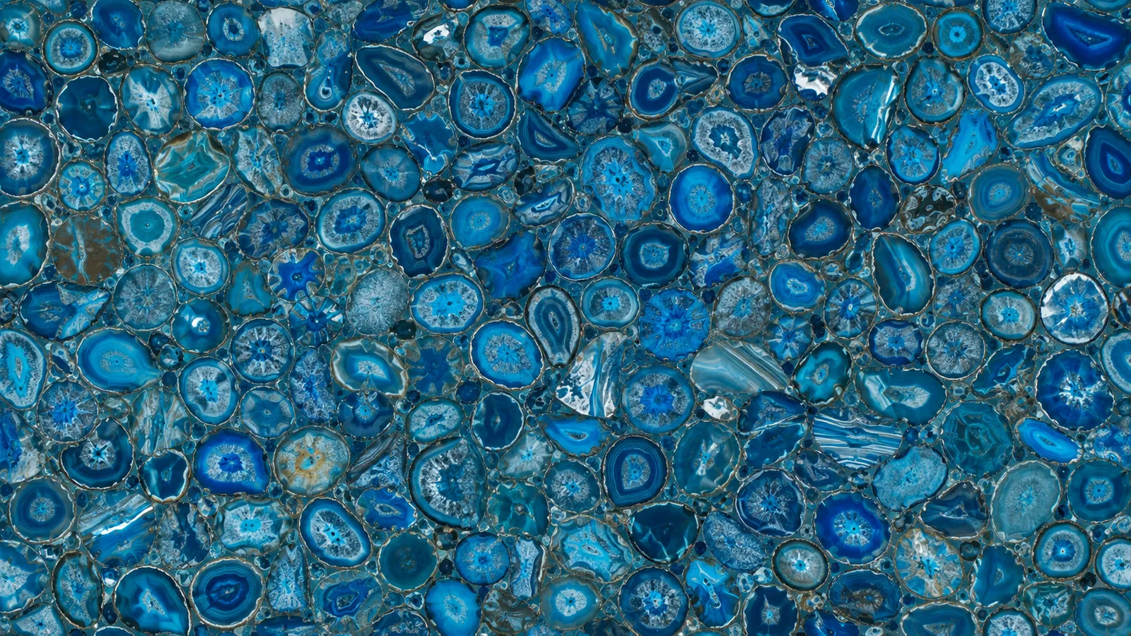 Agate Multicolor Stone Luxury Slabs For Dining Tops