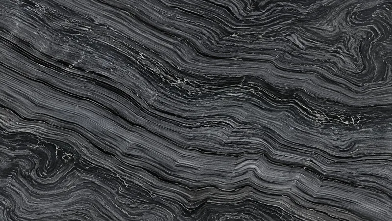 Black Wooden  Natural Black Marble slabs For Flooring and Vanity Top