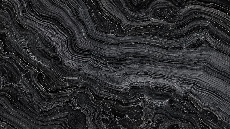 Black Wooden  Natural Black Marble slabs For Flooring and Vanity Top thumbnail 2