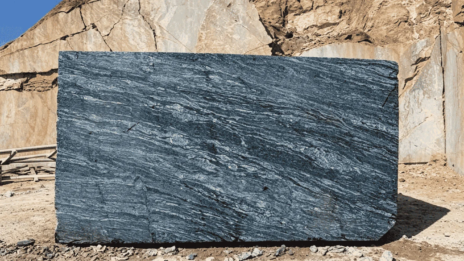 Alaska Blue Granite Blocks For Dining Tops