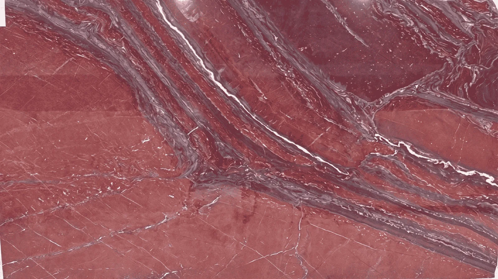 Red Rosso Laguna Marble Tiles for Floor Wall Countertop thumbnail 3