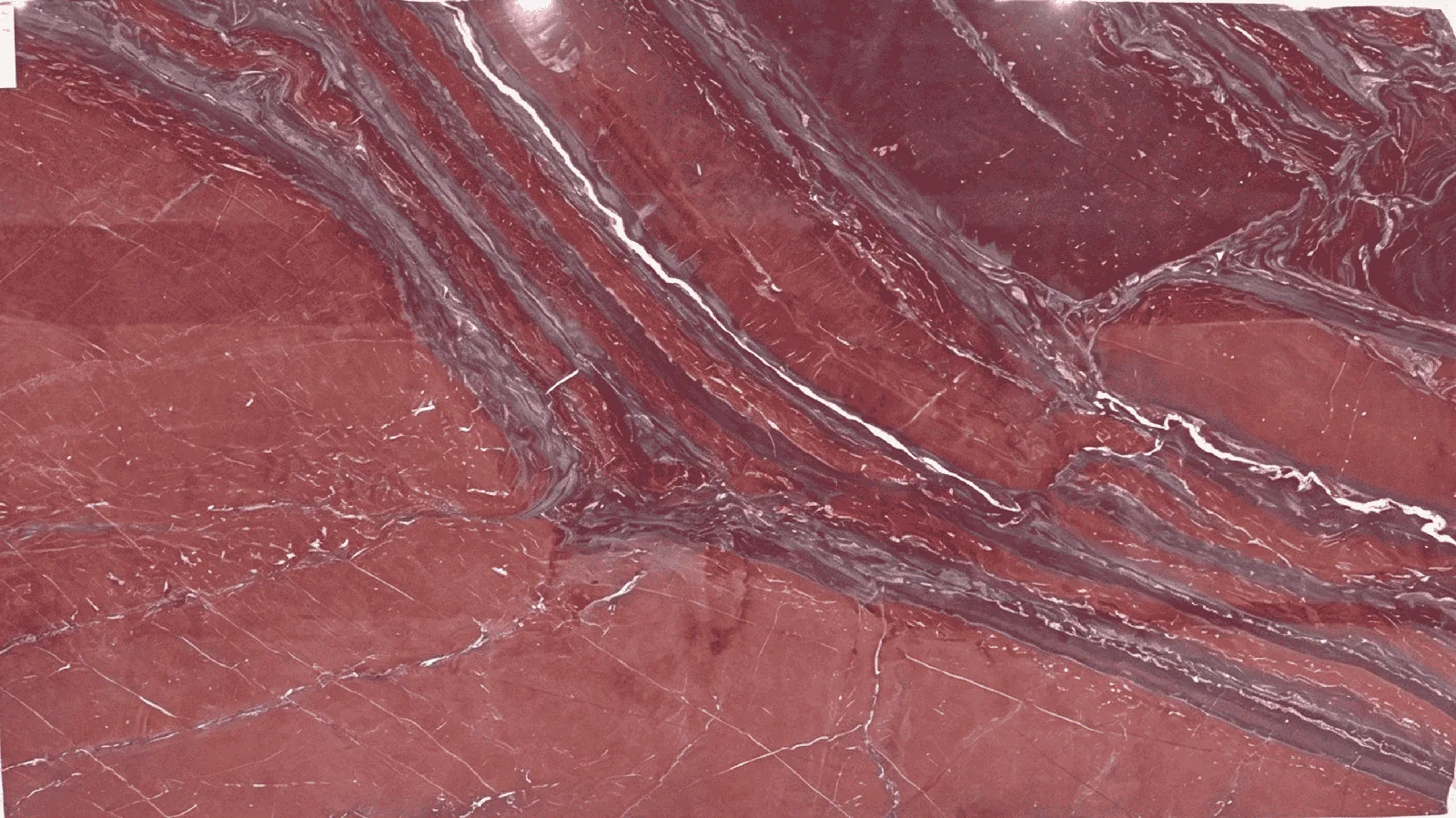 Red Rosso Laguna Marble Tiles for Floor Wall Countertop thumbnail 4