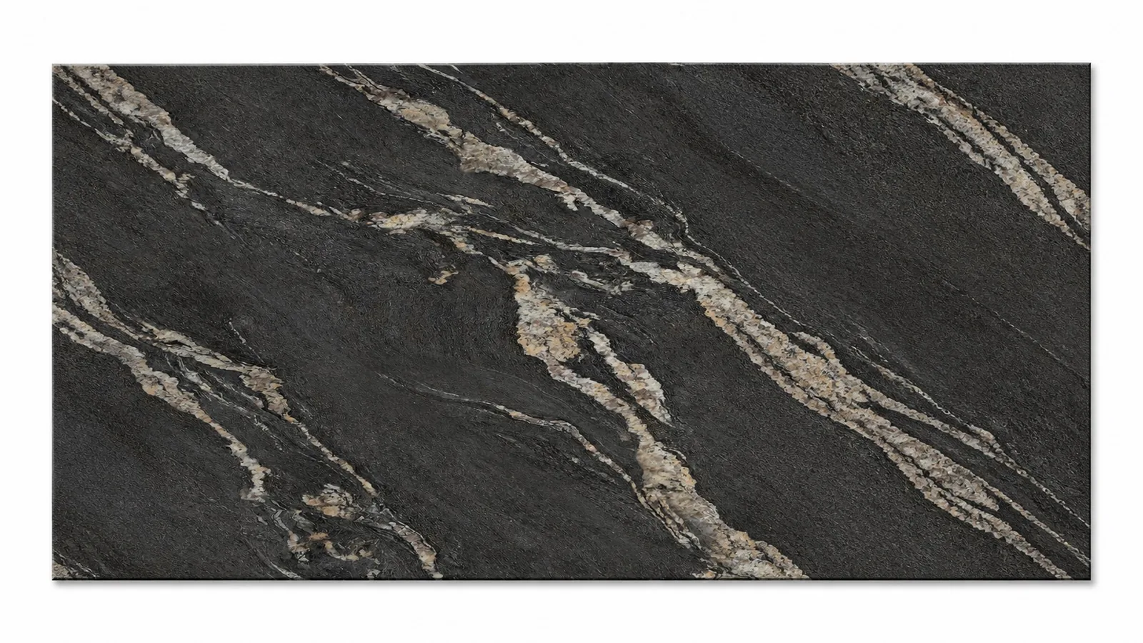 Black Gold Sand Sintered Stone Slab for Feature Wall Cladding thumbnail 2