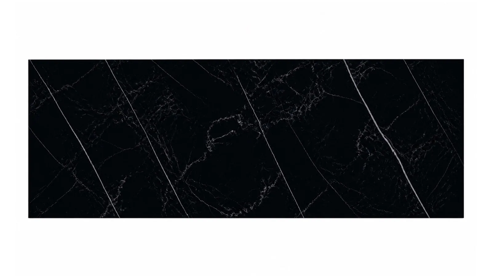 Black White Vein Sintered Stone Slab for Bathroom Countertop thumbnail 2