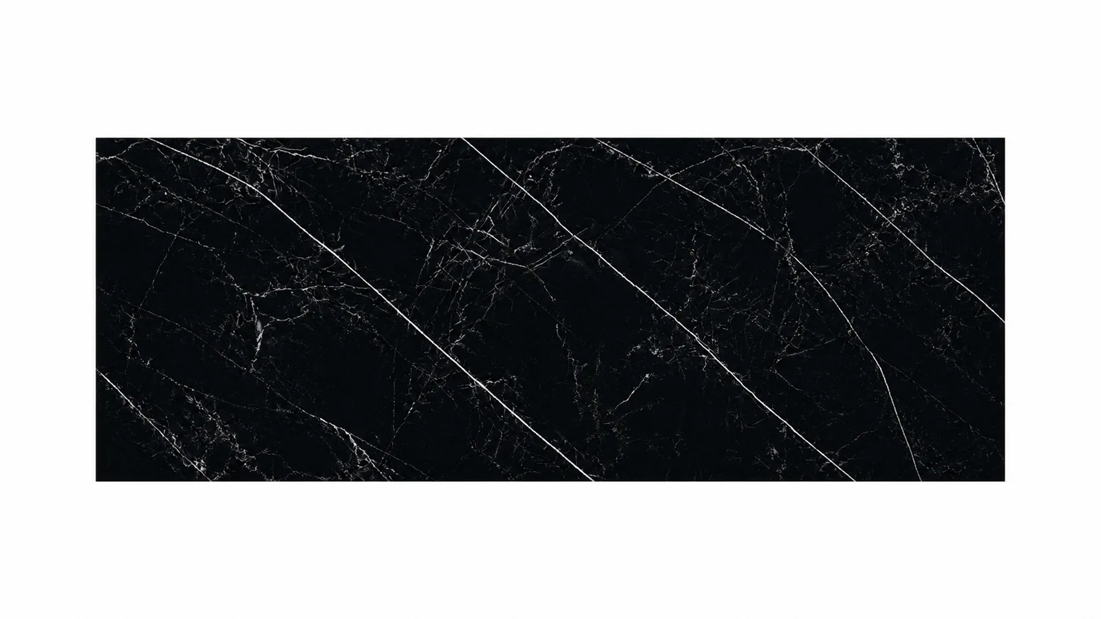 Black White Vein Sintered Stone Slab for Bathroom Countertop thumbnail 3