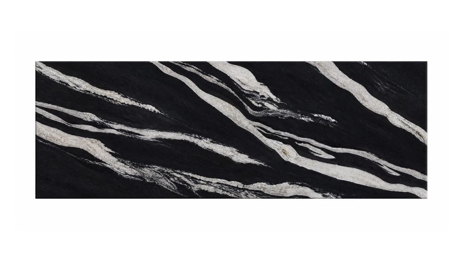 Black Audrey Sintered Stone Slab for Feature Wall Cladding thumbnail 2