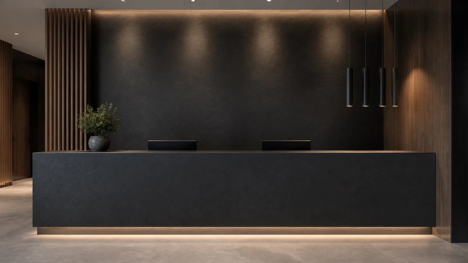 Black Cloud Shell Sintered Stone Slab for Interior Wall Cladding thumbnail 5