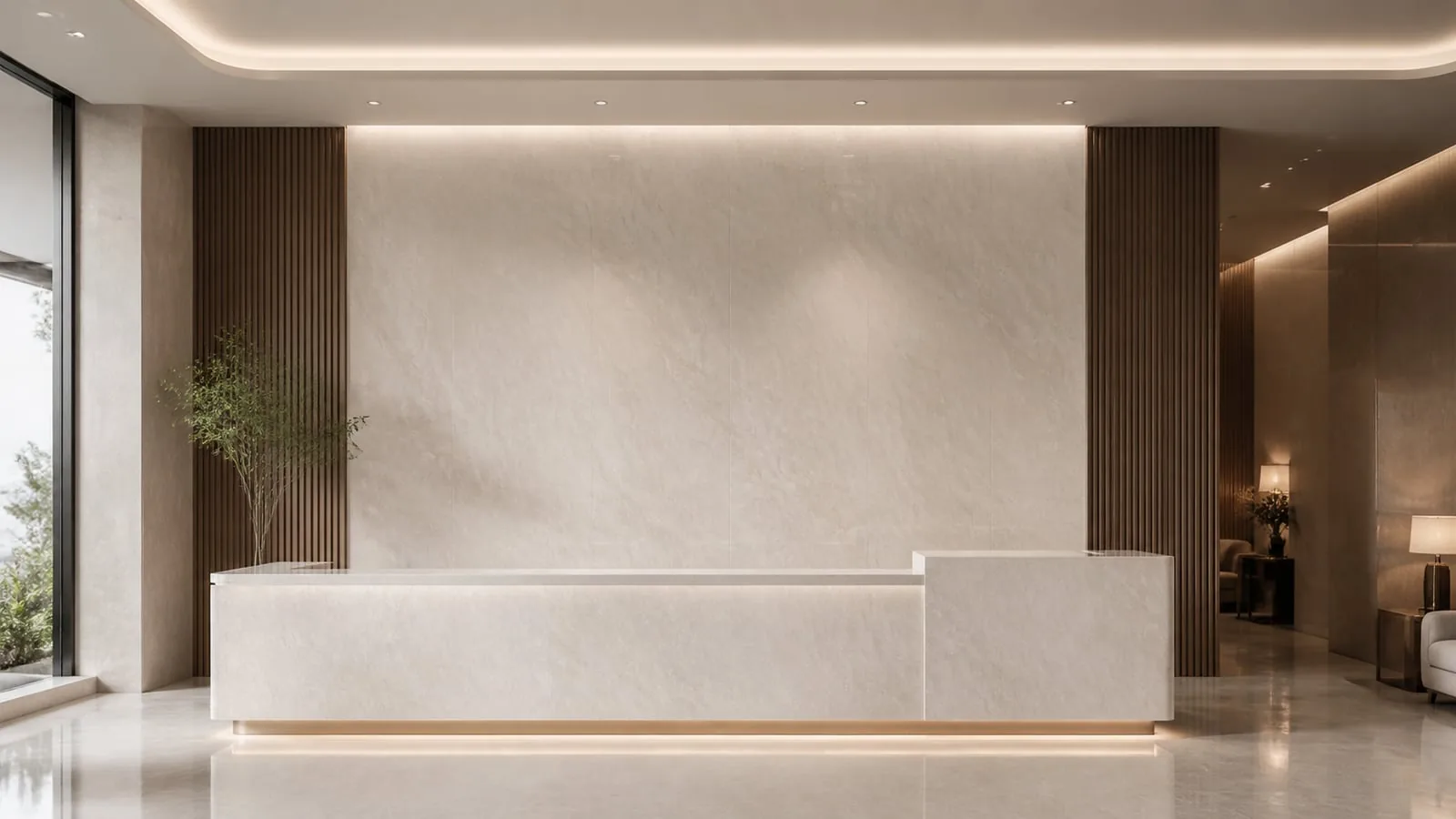 Light Grey Forest Whisper Sintered Stone Slab for Feature Walls thumbnail 5
