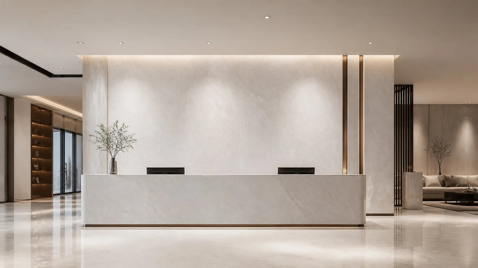 Mid Grey Forest Whisper Sintered Stone Slab for Feature Walls thumbnail 5