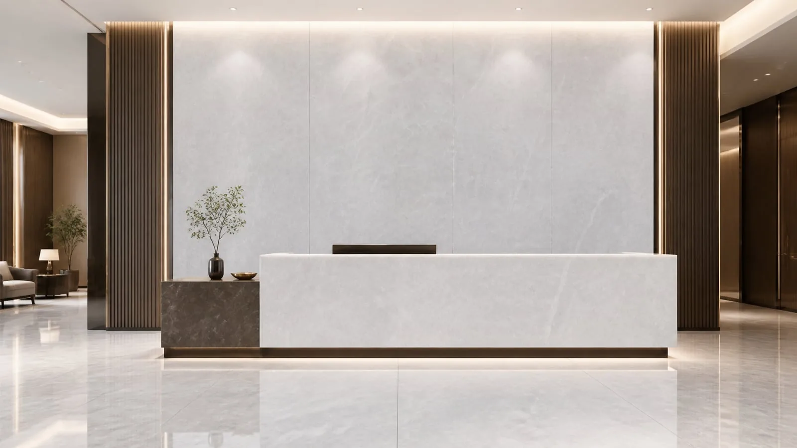Light Grey Apennine Sintered Stone Slab for Feature Walls thumbnail 5