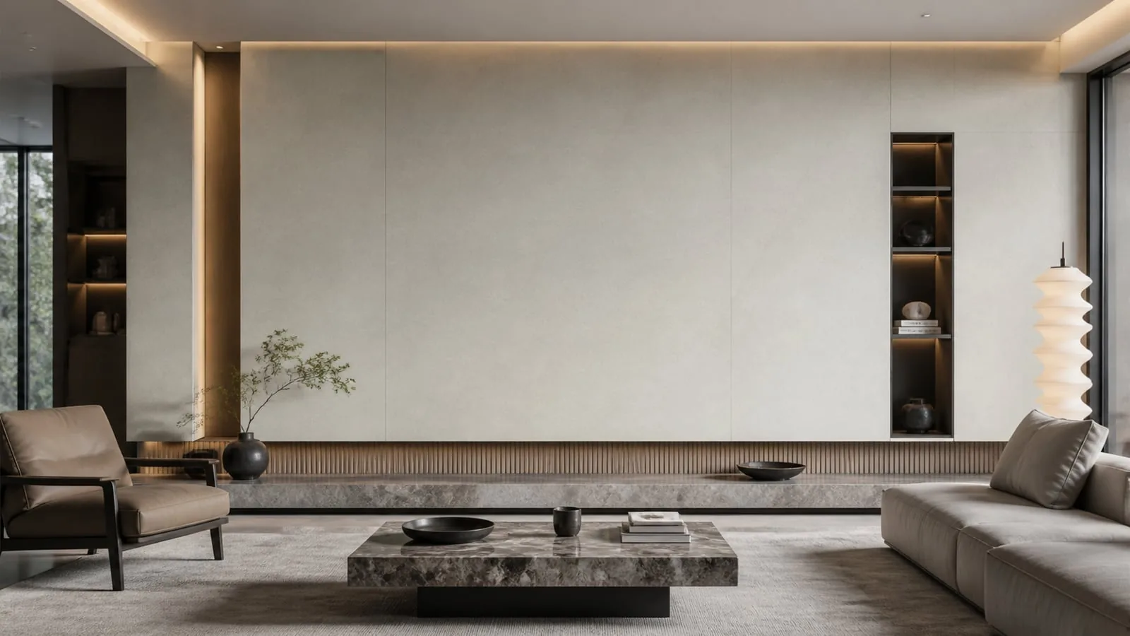 Light Grey Cloud Sand Sintered Stone Slab for Feature Walls thumbnail 4