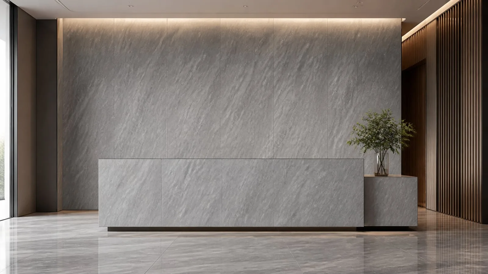 Grey Baolai Sintered Stone Slab for Feature Walls thumbnail 5