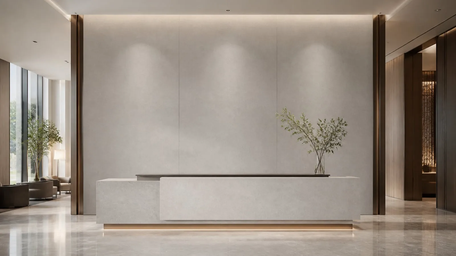 Mid Grey Pearl Shell Sintered Stone Slab for Feature Walls thumbnail 5