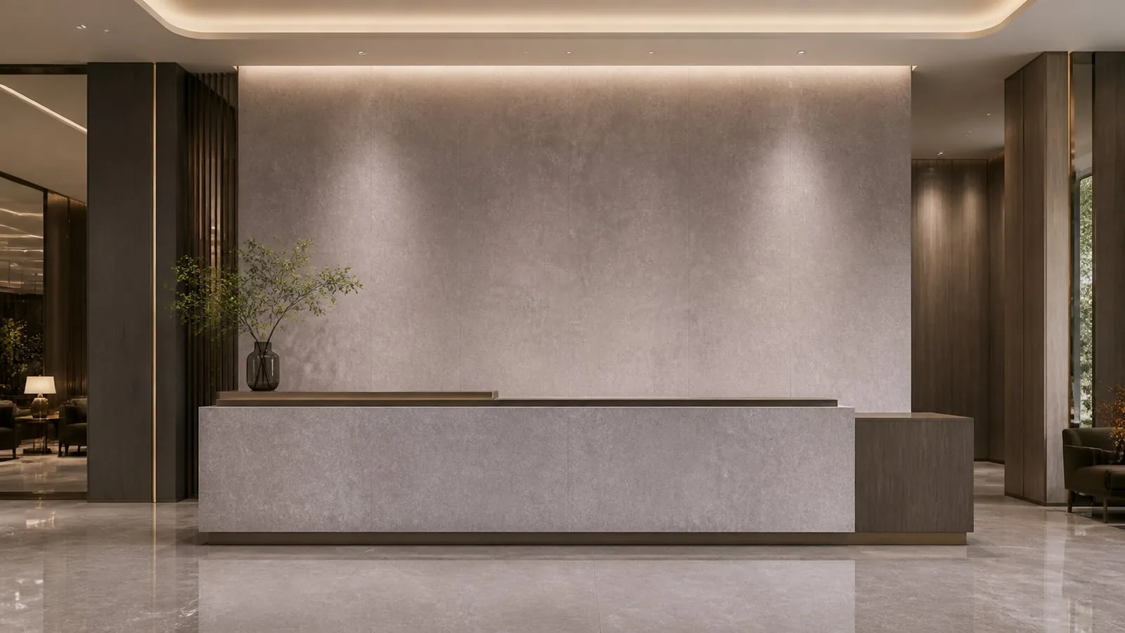 Dark Grey Shimmer Sintered Stone Slab for Feature Walls thumbnail 5
