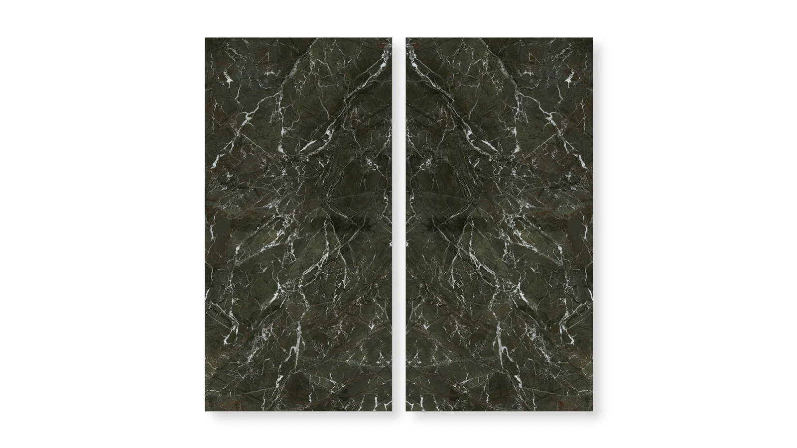 Dark Forest Green Levante Marble Sintered Stone Slab for Kitchen Island thumbnail 3