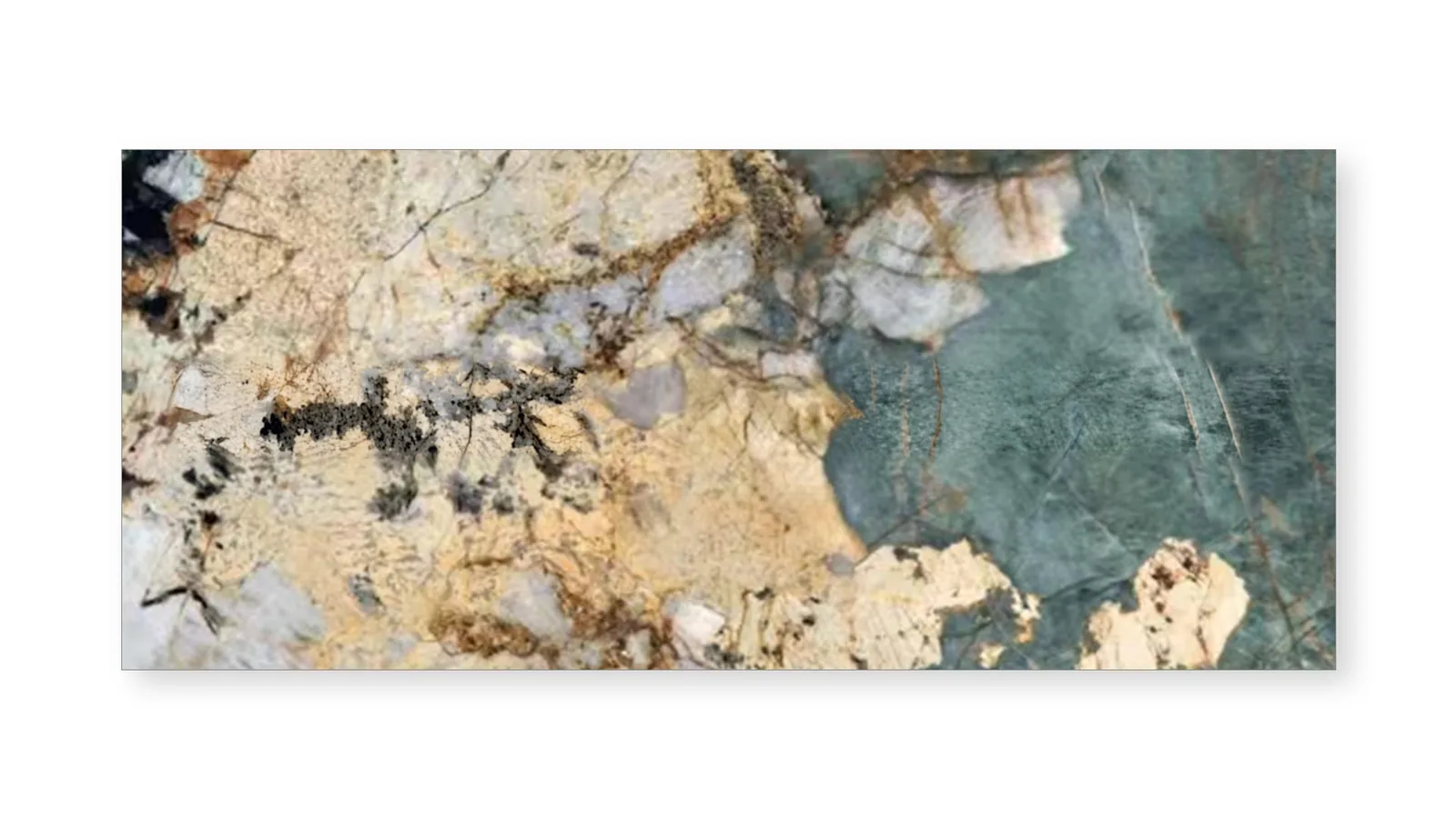 Aquamarine Green Patagonia Quartzite Sintered Stone Slab for Feature Wall thumbnail 2