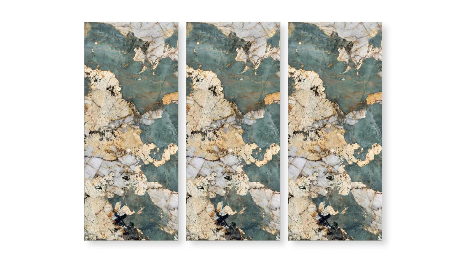 Aquamarine Green Patagonia Quartzite Sintered Stone Slab for Feature Wall thumbnail 3