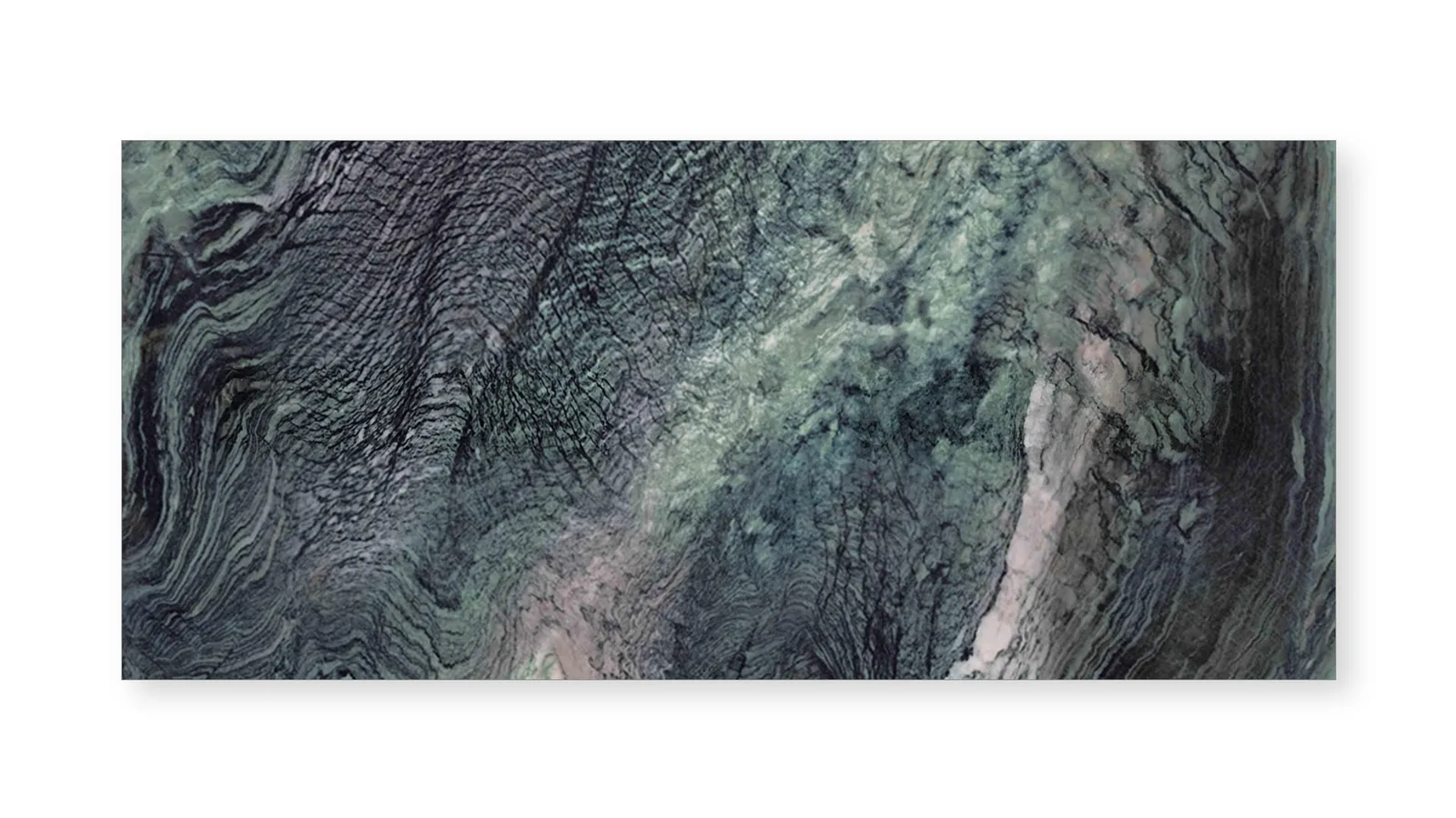 Moss Green Pandora Marble Sintered Stone Slab for Luxury Feature Wall thumbnail 2