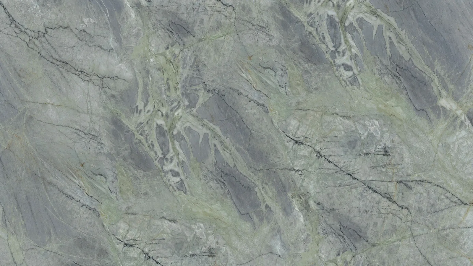 Pale Celadon Green Wonderland Marble Sintered Stone Slab for Spa Bathroom