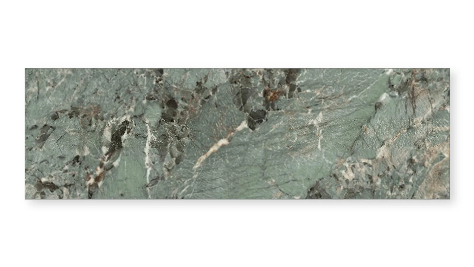 Sage Green Agate Breccia Sintered Stone Slab for Reception Wall thumbnail 2