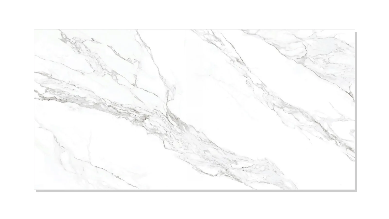 White Fish Belly White Sintered Stone Slab Feature Wall Cladding thumbnail 2