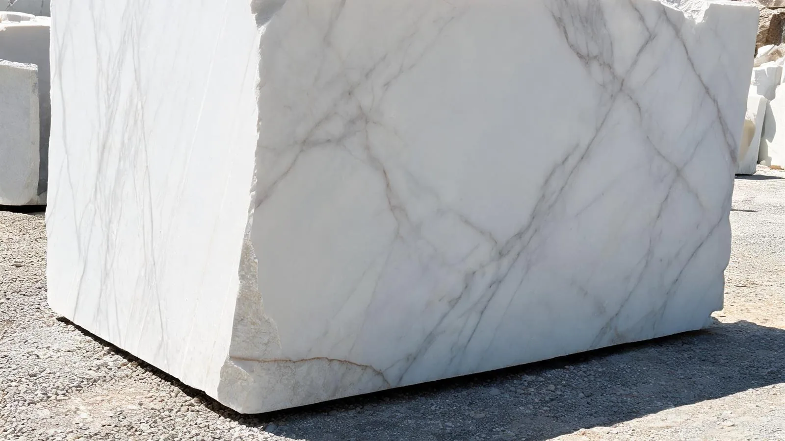 Hanphar Crystal White Marble Blocks for Quarry Projects thumbnail 4