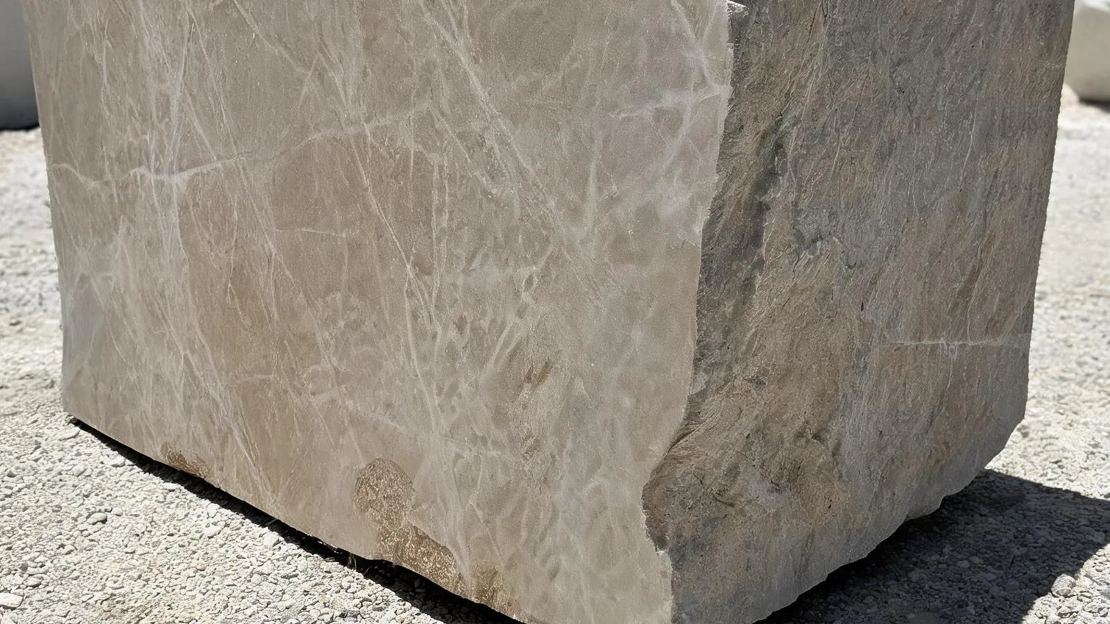 Patara Beige Light Emperador Marble Blocks for Quarry Projects thumbnail 2