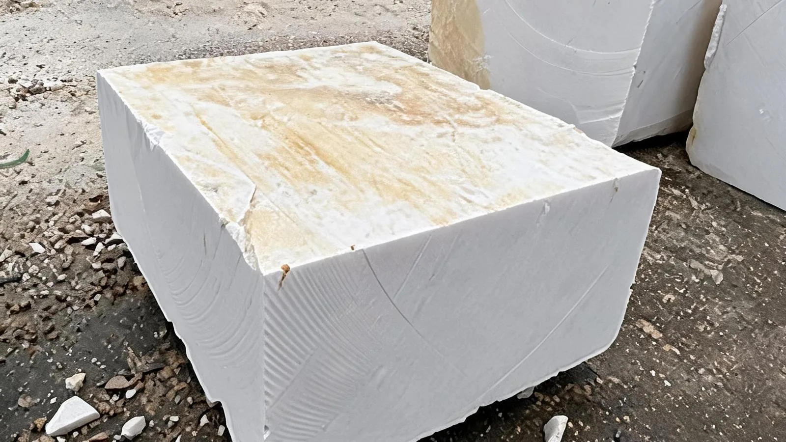 Pure White Marble Blocks for Quarry Projects thumbnail 3