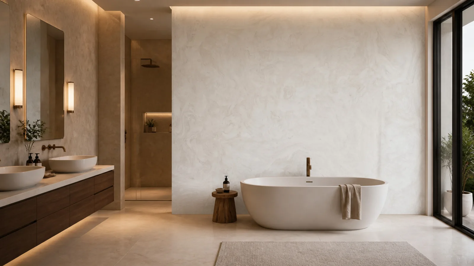 White Warm White Wispy Brush Vein Recycled Marble Sintered Stone Slabs for Bathroom Walls thumbnail 4