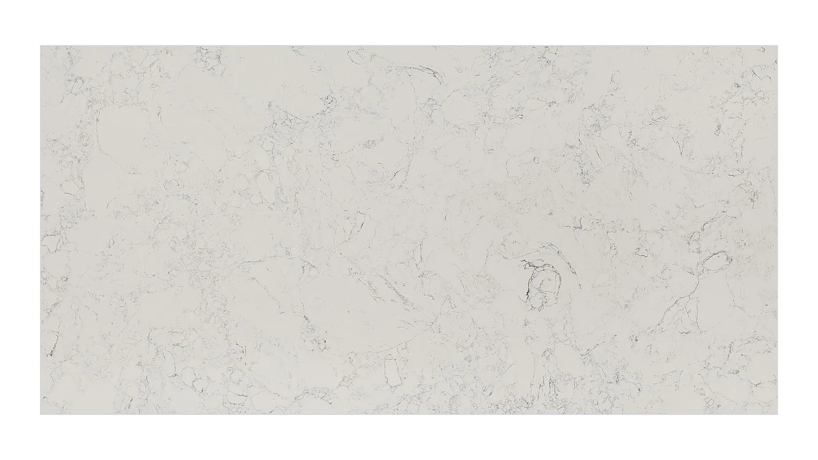 Silver White Fine Web Vein Recycled Marble Sintered Stone Slabs for Reception Desk Cladding thumbnail 2