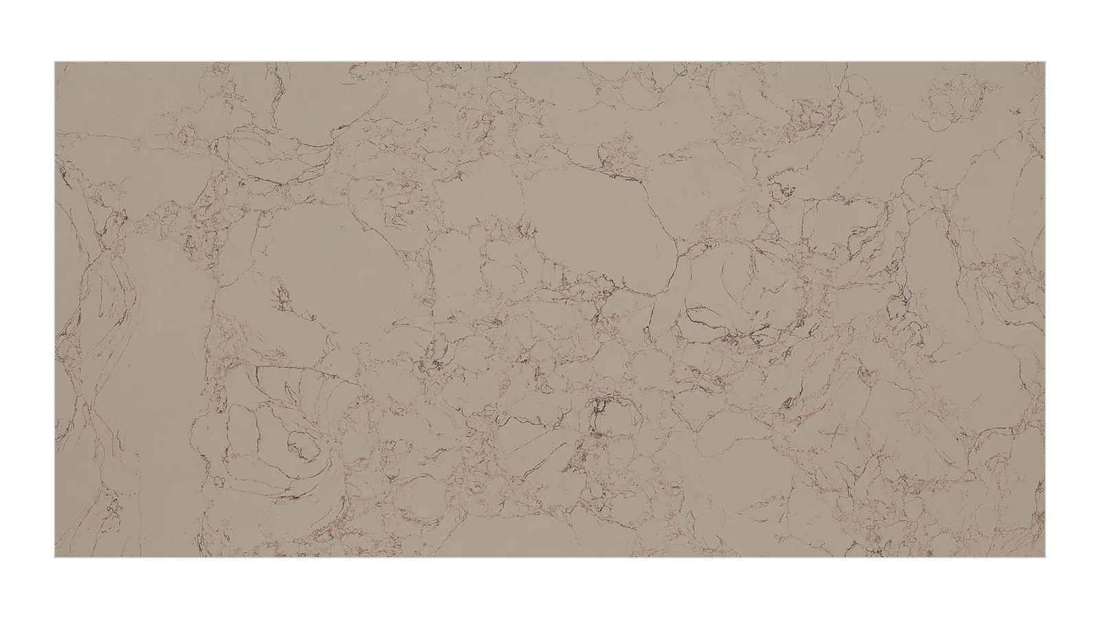 Rose Beige Burgundy Web Vein Recycled Marble Sintered Stone Slabs for Boutique Hotel Walls thumbnail 2