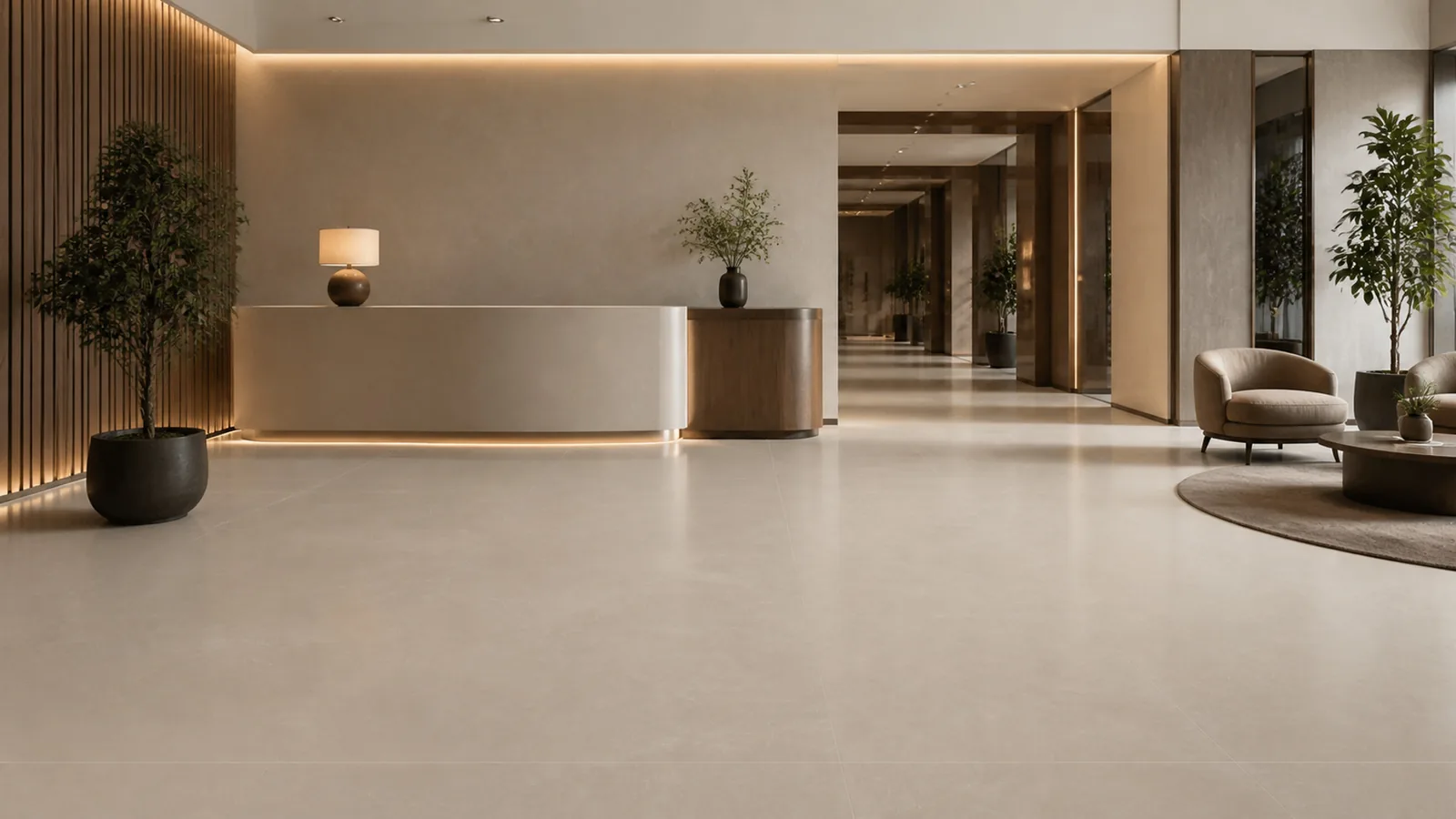 Grey Warm Greige Fine Fiber Vein Recycled Marble Sintered Stone Slabs for Office Reception Floors thumbnail 4