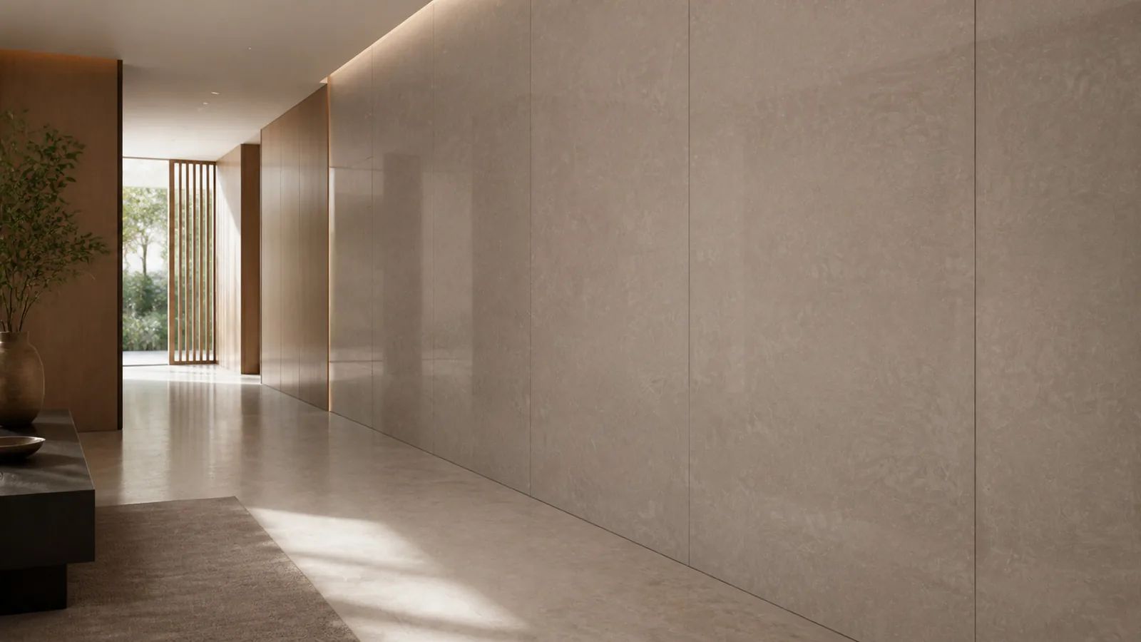 Grey Mushroom Gray Fine Mineral Pattern Recycled Marble Sintered Stone Slabs for Hotel   Walls thumbnail 5