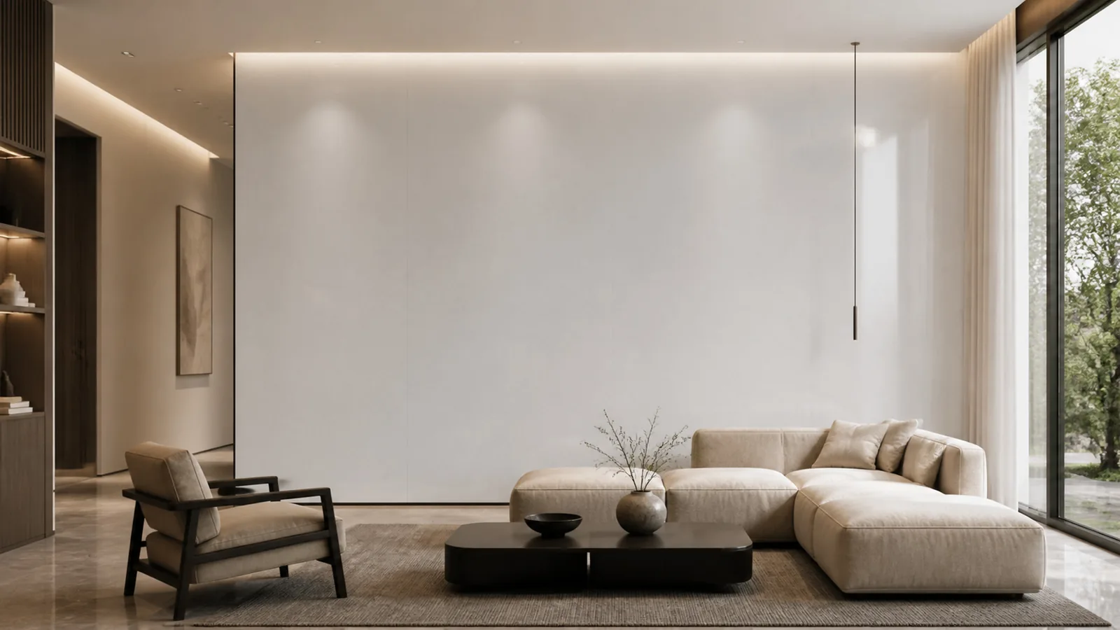 White Pure White Subtle Frost Vein Recycled Marble Sintered Stone Slabs for Clean Interior Walls thumbnail 4